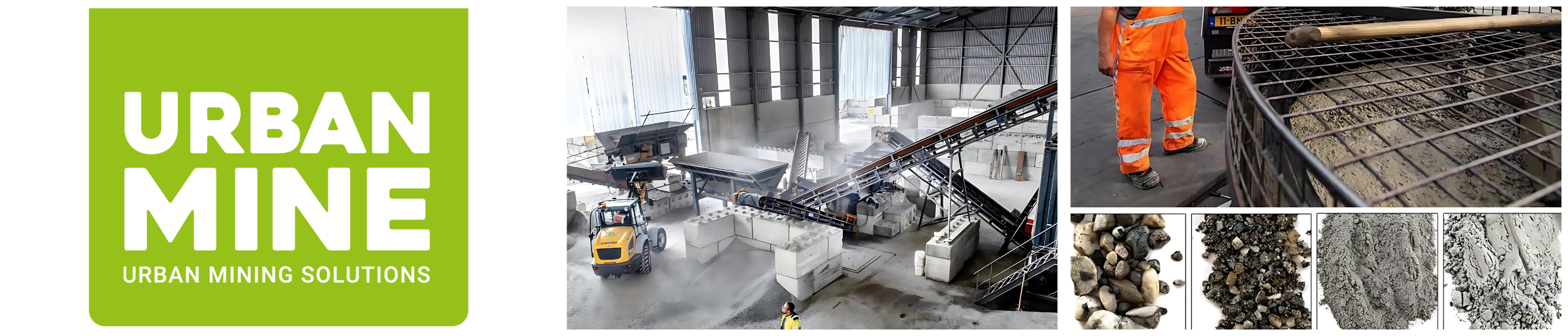 Urban Mine Gerecycled kwaliteitsbeton